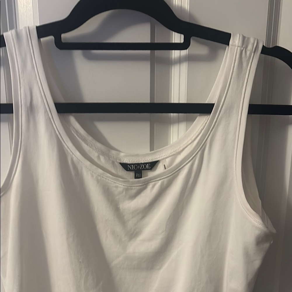 Nic+Zoe White Tank Top